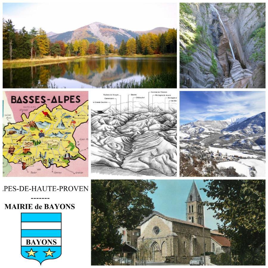 Gite La Taniere Des Alpes Bayons Dış mekan fotoğraf