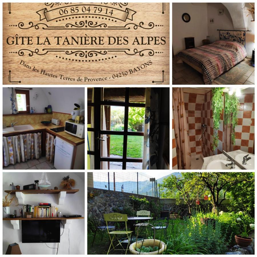 Gite La Taniere Des Alpes Bayons Dış mekan fotoğraf
